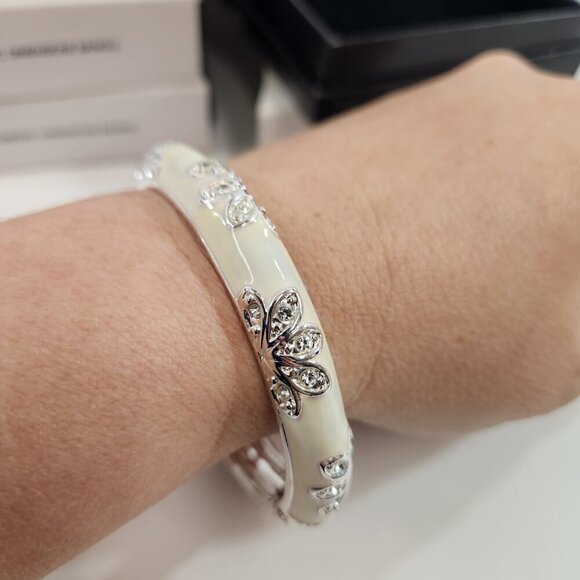 Avon Bangle Bracelet Lot Globalista Enamel / Geometric Dimensions Bundle of 5 - Picture 12 of 15